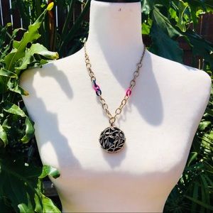 Vintage Lucky Brand bamboo necklace
